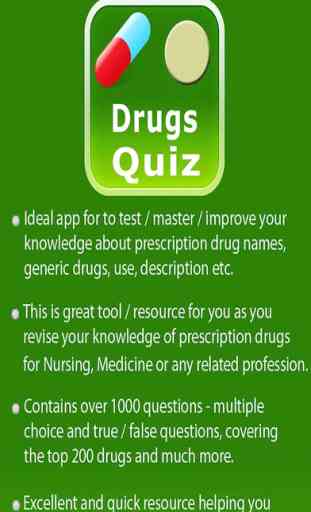Medication and Pharmaceutical Drugs Quiz 1