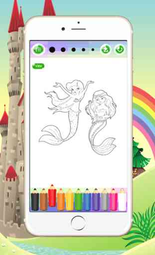 Mermaid Coloring Book Game For Adults & Kids Spree 4