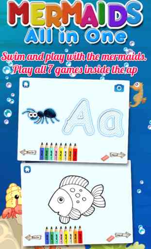 Mermaid Princess Coloring Book for Kids 1