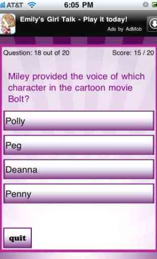 Miley Cyrus Quizzle™ 2