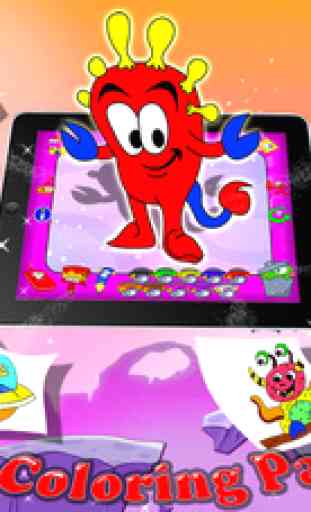 Monster Coloring Book - Draw, Paint & color games 2