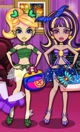 Monster Girl High School Fashion - Haunted Makeover 1