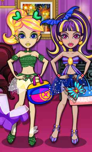 Monster Girl High School Fashion - Haunted Makeover 4