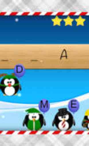 Move The Penguin - word game ( It's christmas ) - Free 1