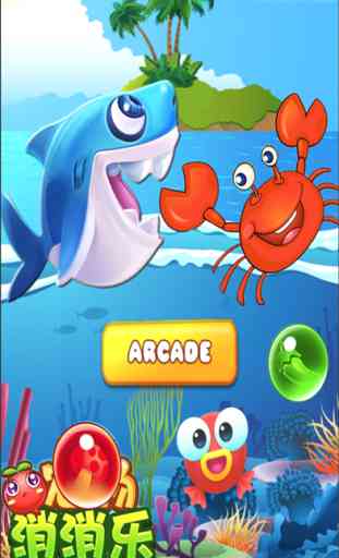 Mr Crab Vs Hungry Shark Crush 2 : Bubble Shooter World 1