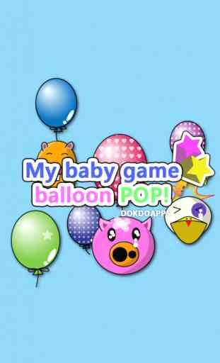My baby game (Balloon Pop!) free 3