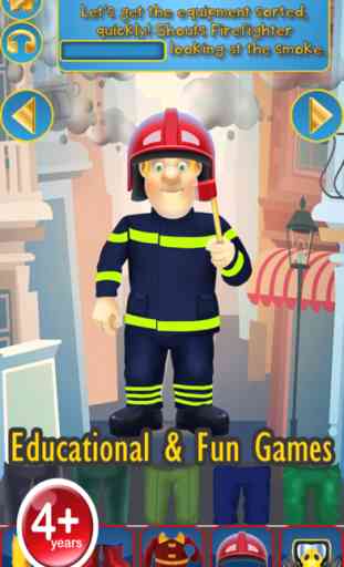 My Brave Fireman Rescue Design Storybook - Free Game 1