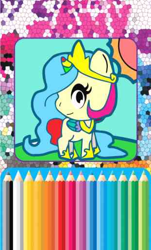 My Coloring Pony Pages for Equestria Little Girls Edition 1