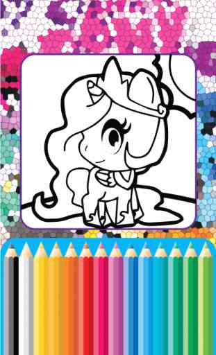 My Coloring Pony Pages for Equestria Little Girls Edition 2