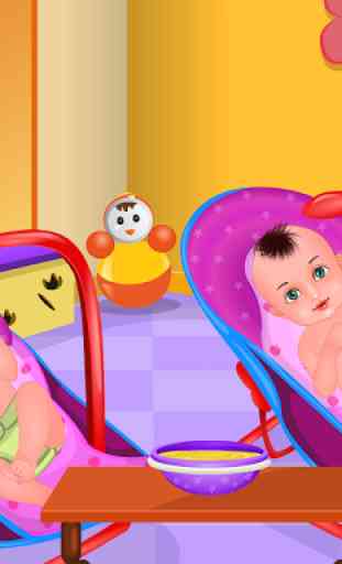 Twins Caring - Baby Games 3