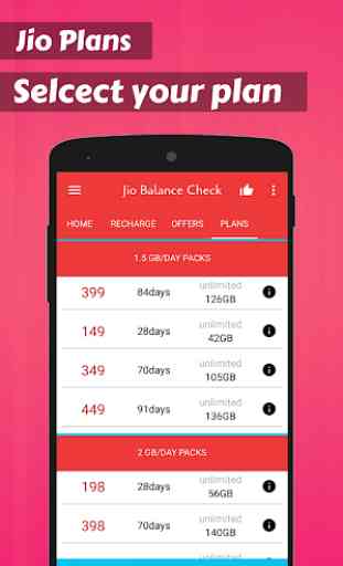 App for balance check & जियो recharge 4