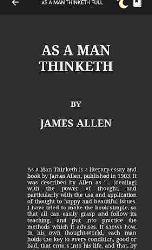 As A Man Thinketh - Night Mode by James Allen 3