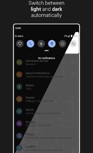 Automatic Dark Theme for Android 10 1