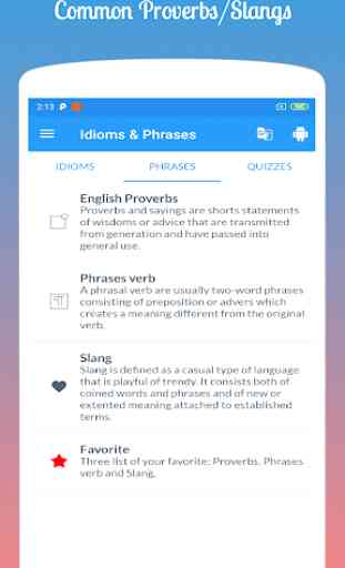 Best English Idioms & Phrases (Offline) 2