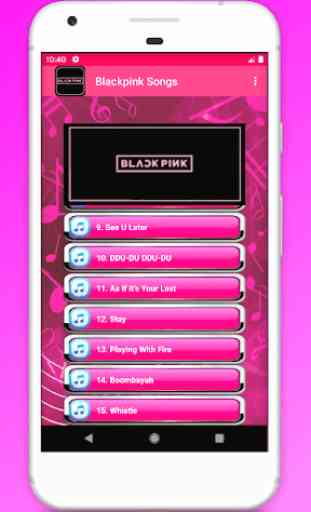 Blackpink Songs KPop Lyric 3