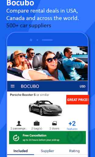 Bocubo: Car rental app 1