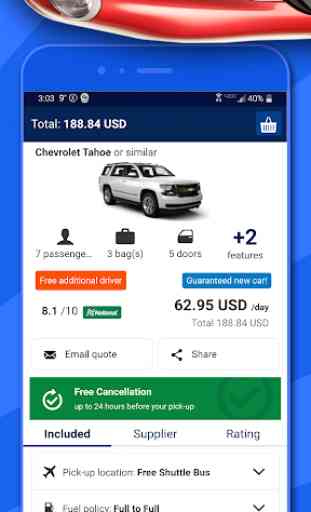 Bocubo: Car rental app 2