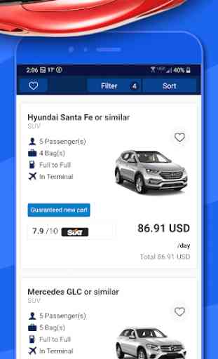 Bocubo: Car rental app 4