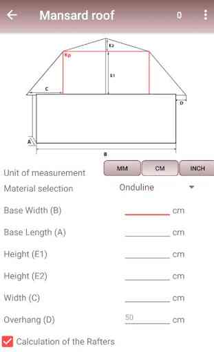 Calculation of the roof - rafter system, FREE 4