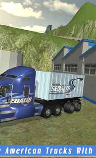 Cargo Truck Driver: American Transport 4