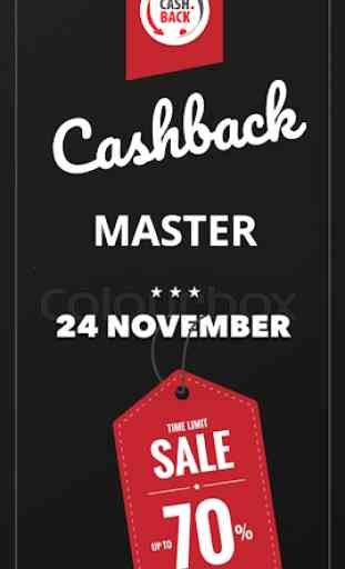 Cashback master - sales and discounts online 1