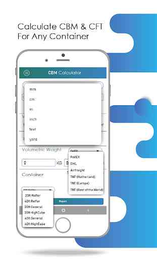 CBM Calculator-Volume (CBM & CFT) Weight (kg&lb) 2