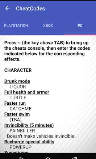 Cheat Codes for GTA5 4