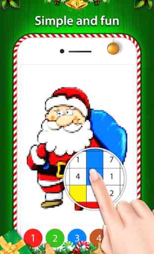 Christmas Pixel Art - Color by No. Coloring Pages 2