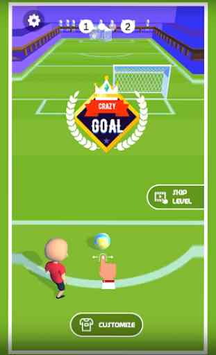 Crazy Goals! Kick, Flick & Shoot Soccer Balls 1