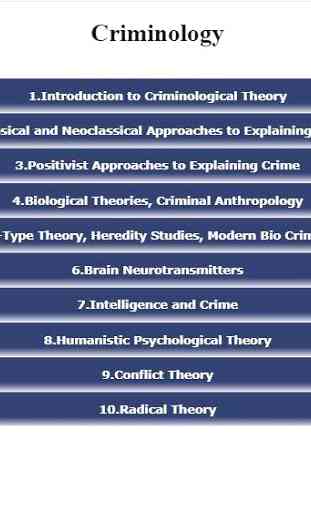 criminology 1