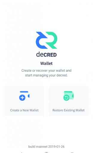Decred Wallet 2