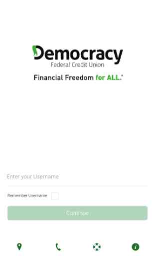 Democracy Federal Credit Union Mobile 2