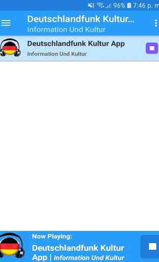 Deutschlandfunk Kultur App Radio FM DE Free Online 1