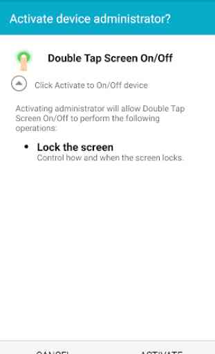 Double Tap Screen On/Off 2