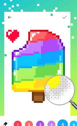 Draw Color by Number - Sandbox Pixel Art 2