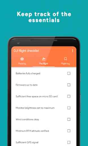 Drone Flight Checklist Pro 1