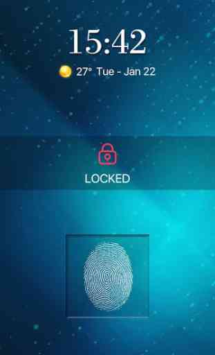 fingerprint style lock screen for prank 1