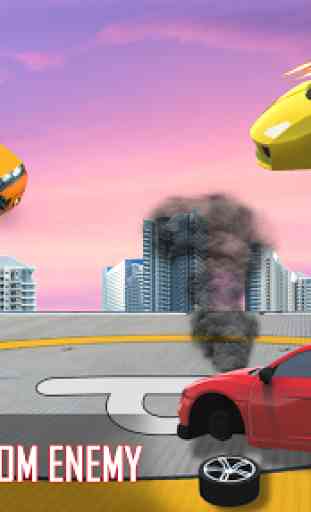 Flying Car Shooting Game: Modern Car Games 2020 1