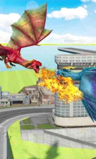Flying Dragon Clash Simulator: Archers VS Dragons 2