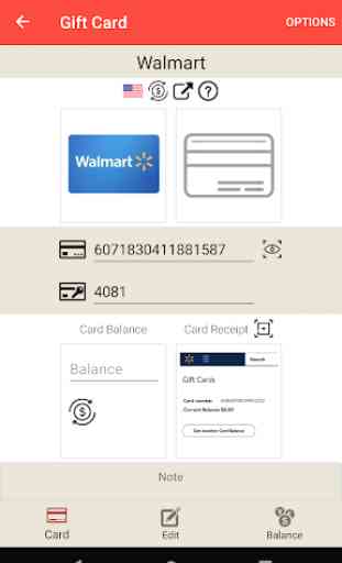 Gift Card Balance+ (balance check of gift cards) 2