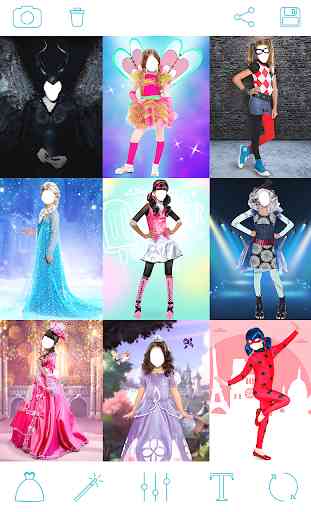 Girl Hero Costume - Princess Dress & Makeup 2