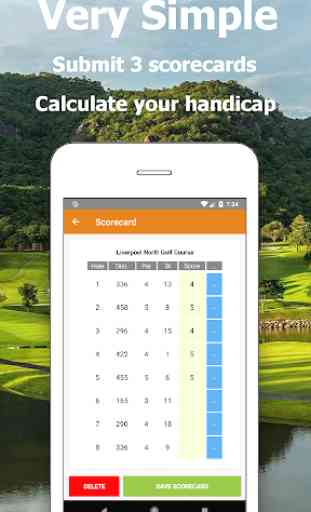 Golf Handicap - My Online Golf Club 2