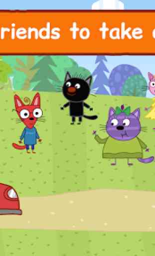Kid-E-Cats Picnic: Three Cats Kitty Games for Kids 4