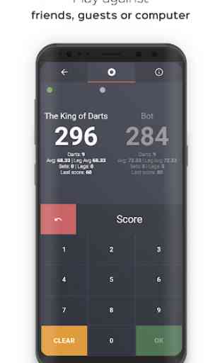 King of Darts - Darts scoreboard 1