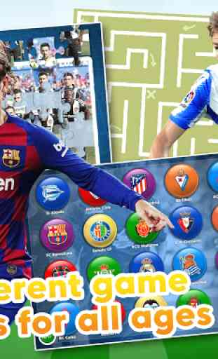 La Liga Educational games. Games for kids 4