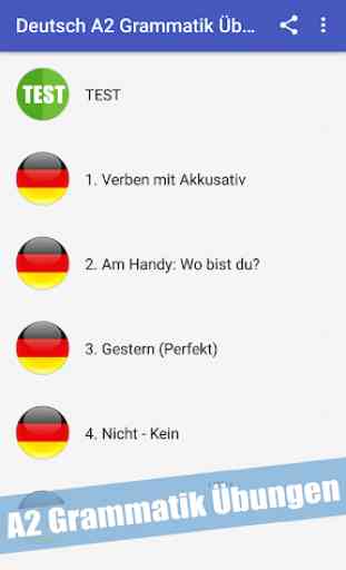 Learn German A2 Grammar Free 1