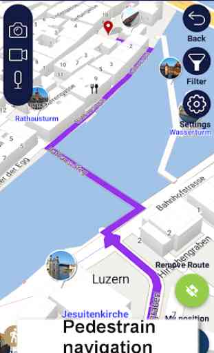Lucerne map guide offline sight tourist navigation 4