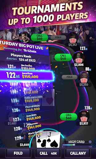 Mega Hit Poker: Texas Holdem massive tournament 4