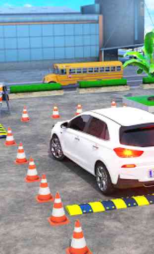 Modern Car Drive: Parking Test 1