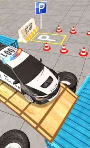 Modern Police Car Parking- Car Driving Games 2